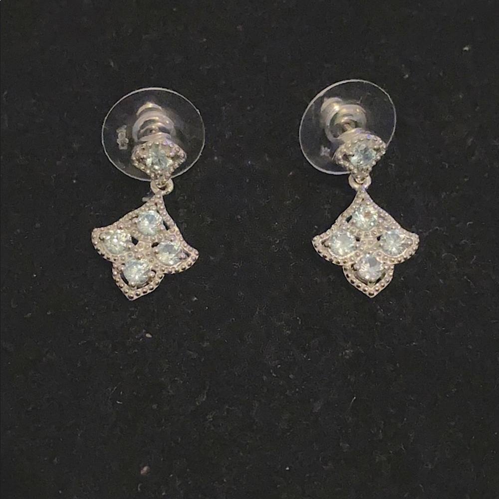 Blue Zircon earrings